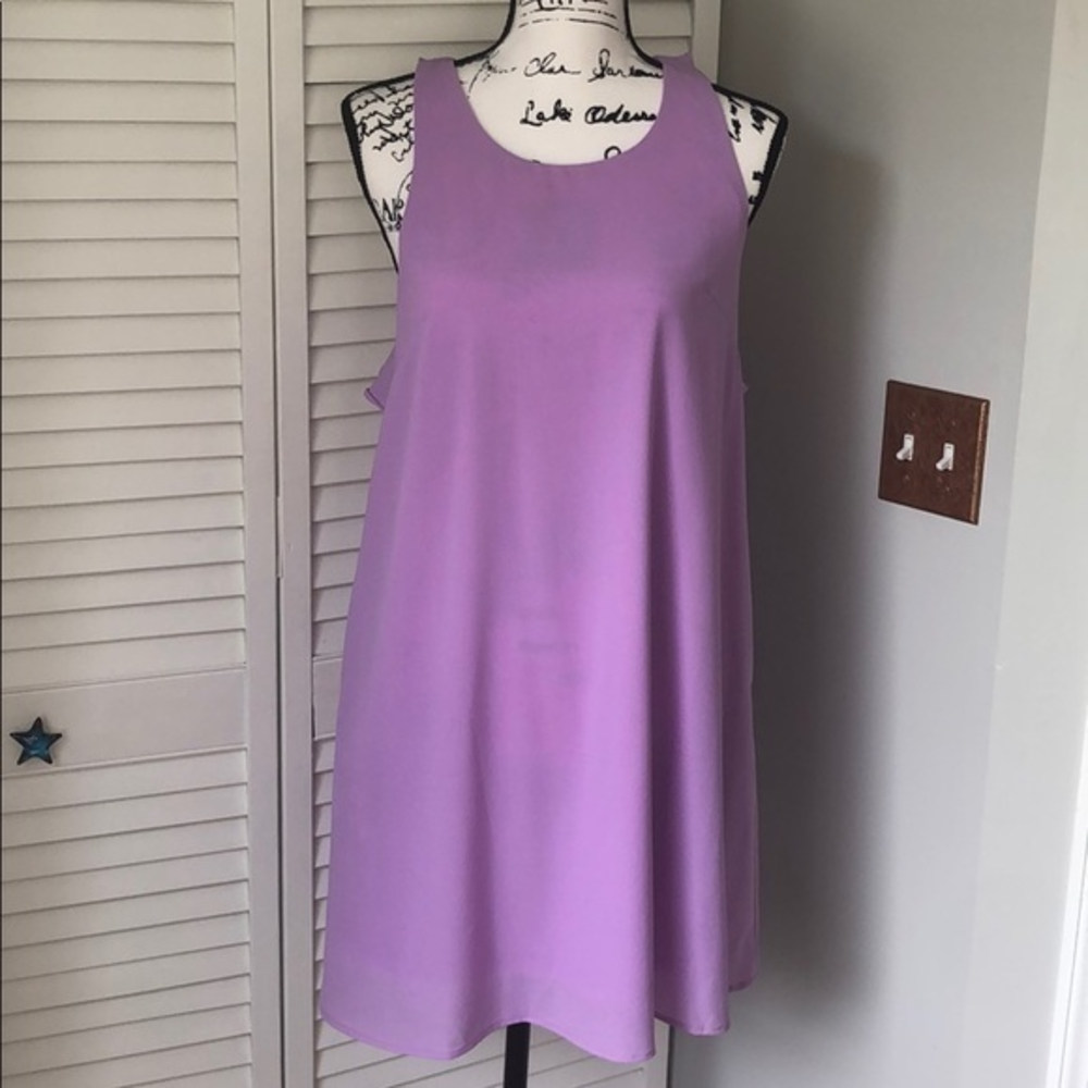 Entro Lavender Pocket Dress Size Small